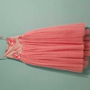 Girls Floral Rose Dress